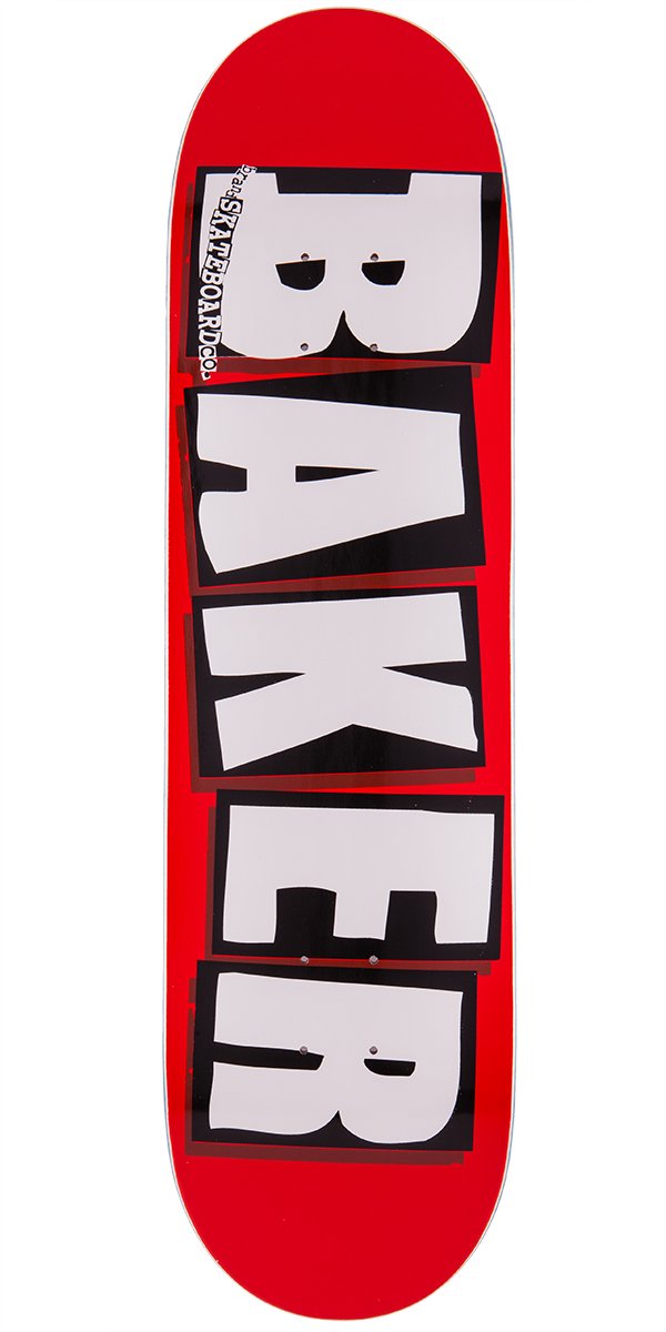 Amazon.com : Baker Brand Logo Skateboard Deck - White - 825